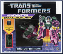 Skullcruncher (Headmaster) from Transformers - Generation 1 - Series 4 manufactured by Hasbro [Front]