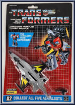 Skydive from Transformers - Generation 1 - Series 3 manufactured by Hasbro [Front]