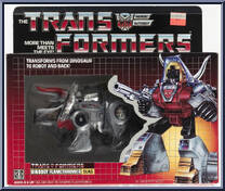 Slag from Transformers - Generation 1 - Series 2 manufactured by Hasbro [Front]