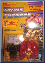 Slog (Pretender Monsters) from Transformers - Generation 1 - Series 6 manufactured by Hasbro [Front]