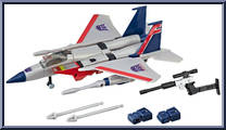 Starscream from Transformers - Generation 1 - Reissues - Basic Series manufactured by Hasbro [Loose]