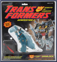 Grimlock from Transformers - Generation 2 - Series 1 manufactured by Hasbro [Front]