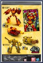 Emirate Zaaron & Flame from Transformers - Generations - Comic Edition manufactured by Hasbro [Back]