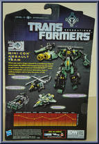 Mini-Con Assault Team from Transformers - Generations - Thrilling 30 - Deluxe Class manufactured by Hasbro [Back]