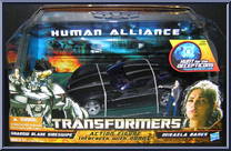 Shadow Blade Sideswipe / Mikaela Banes from Transformers - Hunt for the Decepticons - Human Alliance manufactured by Hasbro [Front]
