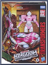 Arcee from Transformers - Kingdom War for Cybertron - Deluxe manufactured by Hasbro [Front]