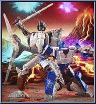 Battle Across Time Collection (Maximal Grimlock / Mirage) from Transformers - Kingdom War for Cybertron - Deluxe Class manufactured by Hasbro [Loose]