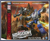 Battle Across Time Collection (Maximal Grimlock / Mirage) from Transformers - Kingdom War for Cybertron - Deluxe Class manufactured by Hasbro [Front]