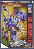 Cyclonus from Transformers - Kingdom War for Cybertron - Voyager Class manufactured by Hasbro [Front]