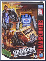 Huffer from Transformers - Kingdom War for Cybertron - Deluxe Class manufactured by Hasbro [Front]