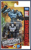 Megatron from Transformers - Kingdom War for Cybertron - Core Class manufactured by Hasbro [Front]