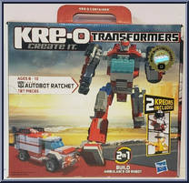 Autobot Ratchet from Transformers - Basic Series manufactured by Kre-O [Front]
