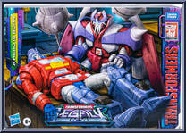 A Hero is Born from Transformers - Legacy - Voyager Class manufactured by Hasbro [Front]