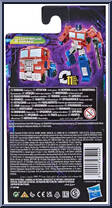 Optimus Prime from Transformers - Legacy - Core Class manufactured by Hasbro [Back]