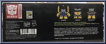 Yellow Constructicons 3-Pack from Transformers - Exclusives manufactured by Loyal Subjects [Back]