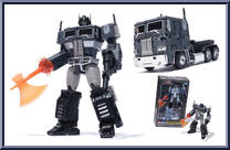 Convoy (Bape Blackcamo Ver.) from Transformers - Masterpiece - Special Edition manufactured by Takara [Loose]