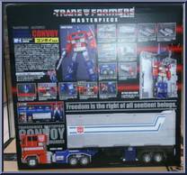 Convoy (Perfect Edition) from Transformers - Masterpiece - Basic Series manufactured by Takara [Back]