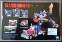 Optimus Prime from Transformers - Masterpiece - Movie Series manufactured by Takara [Back]
