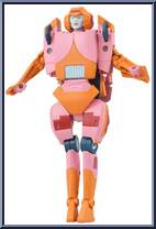 Arcee (Prototype) from Transformers - Missing Link - Basic Series manufactured by Takara [Loose]