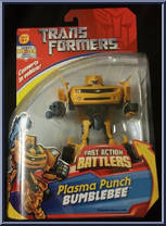 Bumblebee (Plasma Punch) from Transformers - Movie - Fast Action Battlers manufactured by Hasbro [Front]