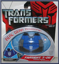 Farsight T-20 from Transformers - Movie - Real Gear Robots manufactured by Hasbro [Front]