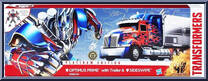 Optimus Prime with Trailer & Sideswipe from Transformers - Platinum Edition - Gift Sets manufactured by Hasbro [Front]