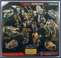 Bombshock (with Combaticons) from Transformers - Power Core Combiners - 5-Packs manufactured by Hasbro [Back]