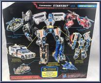 Stakeout (with Protectobot Drones) from Transformers - Power Core Combiners - 5-Packs manufactured by Hasbro [Back]