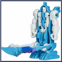 Submarauder with Alchemist Prime from Transformers - Power of the Primes - Prime Master manufactured by Hasbro [Loose]