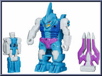 Submarauder with Alchemist Prime from Transformers - Power of the Primes - Prime Master manufactured by Hasbro [Loose]