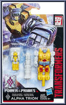 Landmine with Alpha Trion from Transformers - Power of the Primes - Prime Master manufactured by Hasbro [Front]