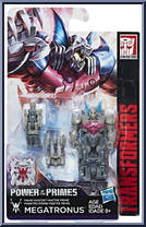 Bomb-Burst with Megatronus from Transformers - Power of the Primes - Prime Master manufactured by Hasbro [Front]
