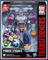 Optimal Optimus from Transformers - Power of the Primes - Leader manufactured by Hasbro [Front]
