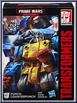 Punch-Counterpunch from Transformers - Power of the Primes - Deluxe manufactured by Hasbro [Front]