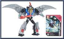 Swoop (Blue Chest) from Transformers - Power of the Primes - Deluxe manufactured by Hasbro [Loose]