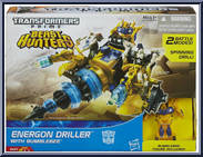 Energon Driller (with Bumblebee) from Transformers - Prime - Beast Hunters - Accessories manufactured by Hasbro [Front]