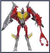 Starscream (Sabotage Specialist) from Transformers - Prime - Beast Hunters - Commander Class manufactured by Hasbro [Loose]