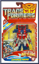 Optimus Prime (Double Blade) from Transformers - Revenge of the Fallen - Fast Action Battlers manufactured by Hasbro [Front]