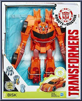 Bisk from Transformers - Robots in Disguise (2015) - 3-Step Changers manufactured by Hasbro [Front]