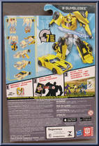 Bumblebee from Transformers - Robots in Disguise (2015) - Warriors manufactured by Hasbro [Back]