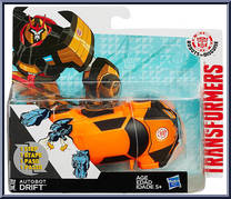 Drift from Transformers - Robots in Disguise (2015) - 1-Step Changers manufactured by Hasbro [Front]