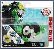 Grimlock from Transformers - Robots in Disguise (2015) - 1-Step Changers manufactured by Hasbro [Front]
