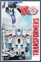 Jazz from Transformers - Robots in Disguise (2015) - Warriors manufactured by Hasbro [Front]