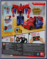 Optimus Prime (Combiner Force) from Transformers - Robots in Disguise (2015) - 3-Step Changers manufactured by Hasbro [Back]