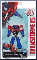 Optimus Prime from Transformers - Robots in Disguise (2015) - Legion Class manufactured by Hasbro [Front]