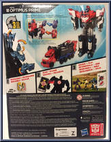 Optimus Prime (Mega) from Transformers - Robots in Disguise (2015) - 3-Step Changers manufactured by Hasbro [Back]