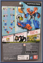 Optimus Prime from Transformers - Robots in Disguise (2015) - Warriors manufactured by Hasbro [Back]