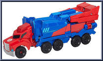 Optimus Prime from Transformers - Robots in Disguise (2015) - 3-Step Changers manufactured by Hasbro [Loose]