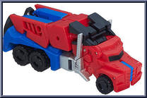 Optimus Prime from Transformers - Robots in Disguise (2015) - Legion Class manufactured by Hasbro [Loose]