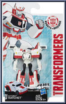 Ratchet from Transformers - Robots in Disguise (2015) - Legion Class manufactured by Hasbro [Front]